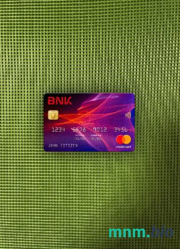 South Korea BNK bank wygląd zdjęcia mastercard skan PSD + zdjęcie